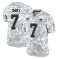 D.Cowboys #7 Rashan Gary Player Arctic Camo Salute to Service Limited Home Game Ldoa Stitched Jerseys