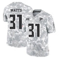 A.Falcons #31 Xavier Watts Player Camo Salute to Service Limited Ldoa Stitched Jerseys