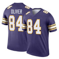 M.Vikings #84 Josh Oliver Player Purple Limited Classic Home Game Ldoa Stitched Jerseys