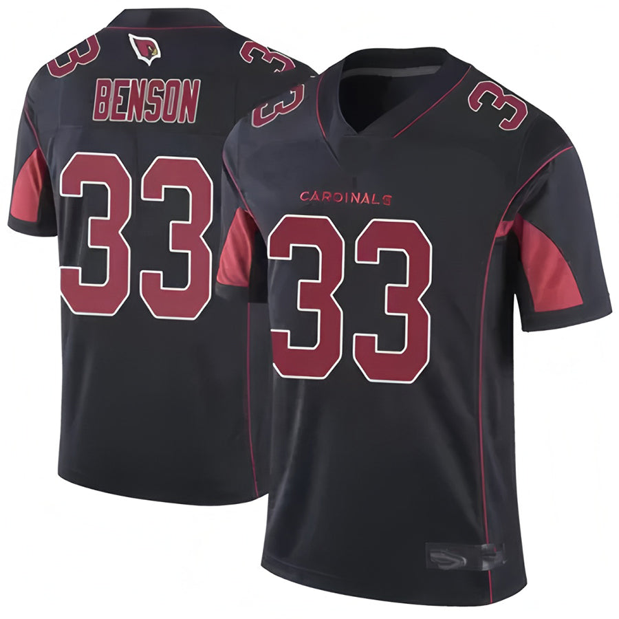 A.Cardinals #33 Trey Benson Player Black Vapor Limited Elite Ldoa Stitched Jerseys