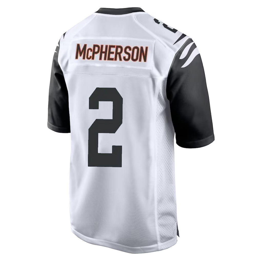 C.Bengals #2 Evan McPherson Player White Alternate Home Game Ldoa Stitched Jerseys