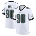 P.Eagles #90 Jordan Davis Player White Game Home Ldoa Stitched Jerseys