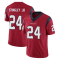 H.Texans #24 Derek Stingley Jr. Player Red Limited Vapor Untouchable Home Game Ldoa Stitched Jerseys