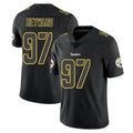 P.Steelers #97 Cameron Heyward Player Black Impact Limited Home Game Ldoa Stitched Jerseys