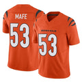 C.Bengals #53 Boye Mafe Player Orange Vapor F.U.S.E. Limited Home Game Ldoa Stitched Jerseys