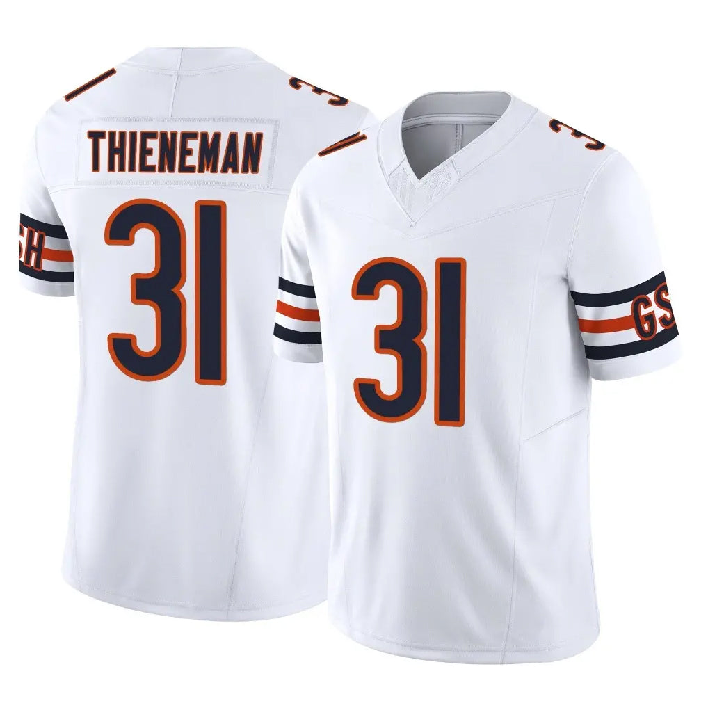 C.Bears #31 Dillon Thieneman Player White Vapor F.U.S.E. Limited Home Game Ldoa Stitched Jerseys