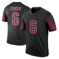A.Cardinals #6 James Conner Player Black Color Rush Vapor Limited Untouchable Ldoa Stitched Jerseys