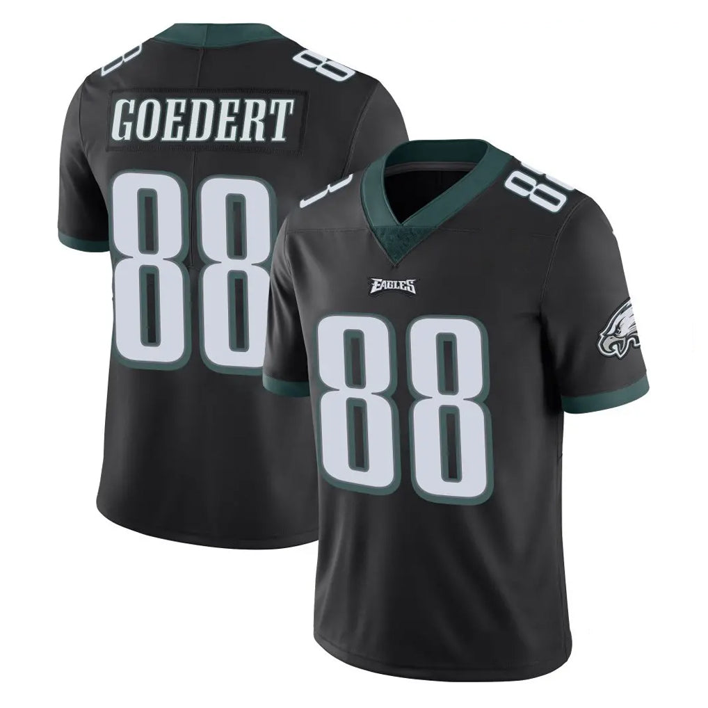 P.Eagles #88 Dallas Goedert Player Black Limited Vapor Untouchable Home Game Ldoa Stitched Jerseys