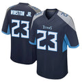 T.Titans #23 Kevin Winston Jr. Player Navy Home Game Ldoa Stitched Jerseys