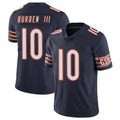 C.Bears #10 Luther Burden III Player Navy Vapor Untouchable Limited Home Game Ldoa Stitched Jerseys