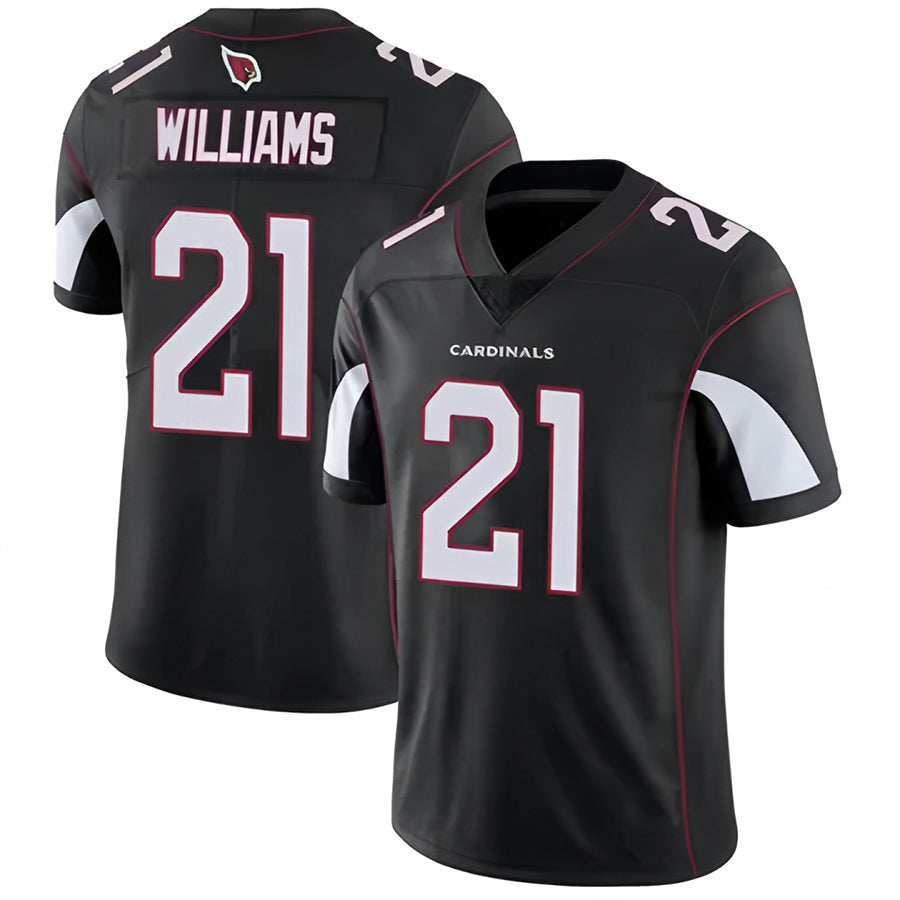 A.Cardinals #21 Garrett Williams Player Black Vapor Untouchable Elite Ldoa Stitched Jerseys