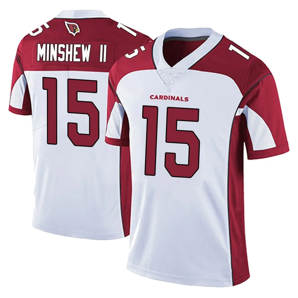 A.Cardinals #15 Gardner Minshew II Player White Vapor Limited Home Game Ldoa Stitched Jerseys