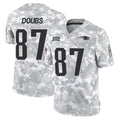 NE.Patriots #87 Romeo Doubs Player Arctic Camo Salute To Service Limited Game Ldoa Stitched Jerseys