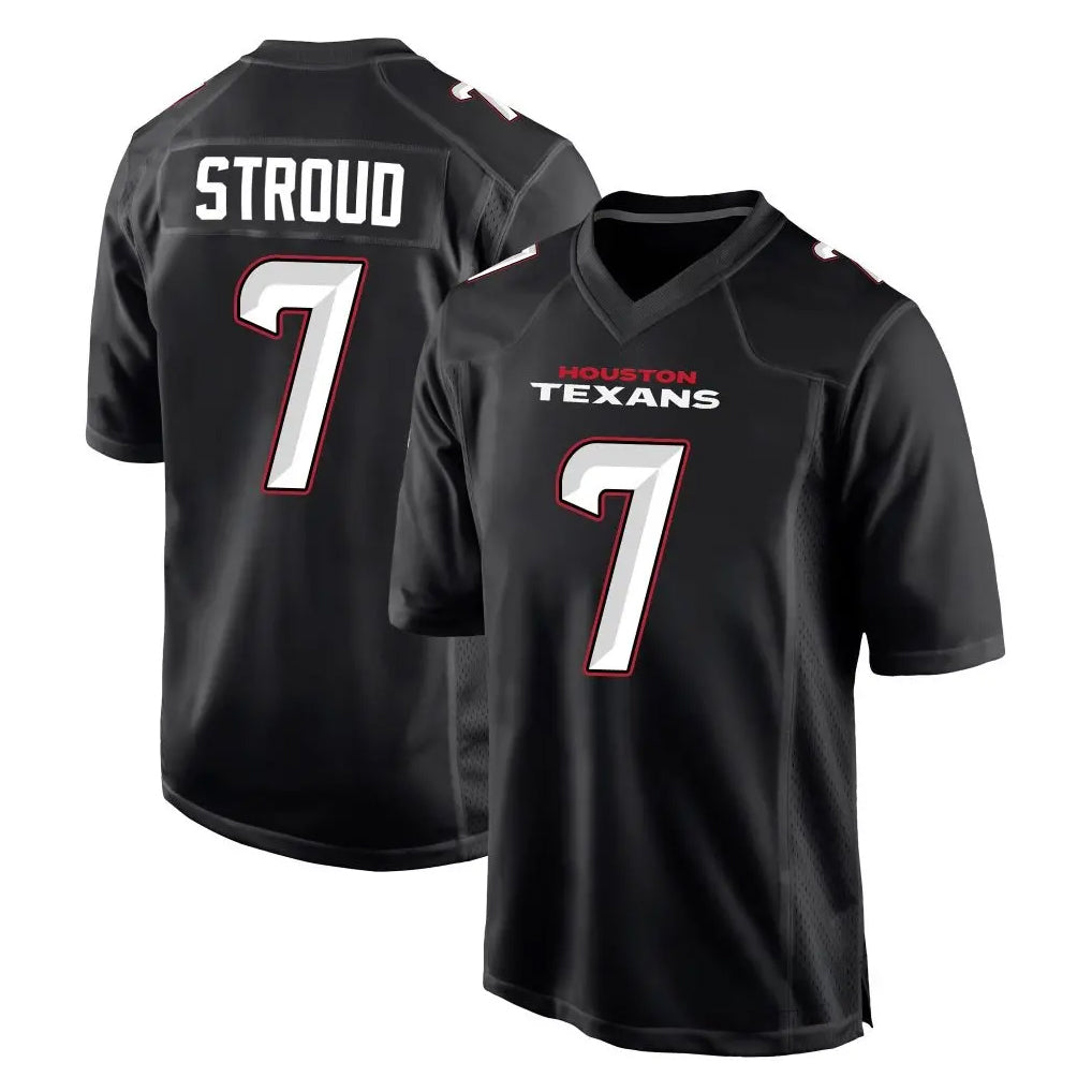 H.Texans #7 CJ Stroud Player Carbon Black Fashion Home Game Ldoa Stitched Jerseys