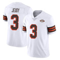 C.Browns #3 Jerry Jeudy Player White Limited  Vapor 1946 Collection Alternate Game Ldoa Stitched Jerseys