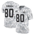 C.Browns #80 Jamari Thrash Player Arctic Camo Salute to Service Limited Home Game Ldoa Stitched Jerseys