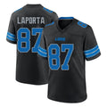 D.Lions #87 Sam LaPorta Player Black Alternate Home Game Ldoa Stitched Jerseys