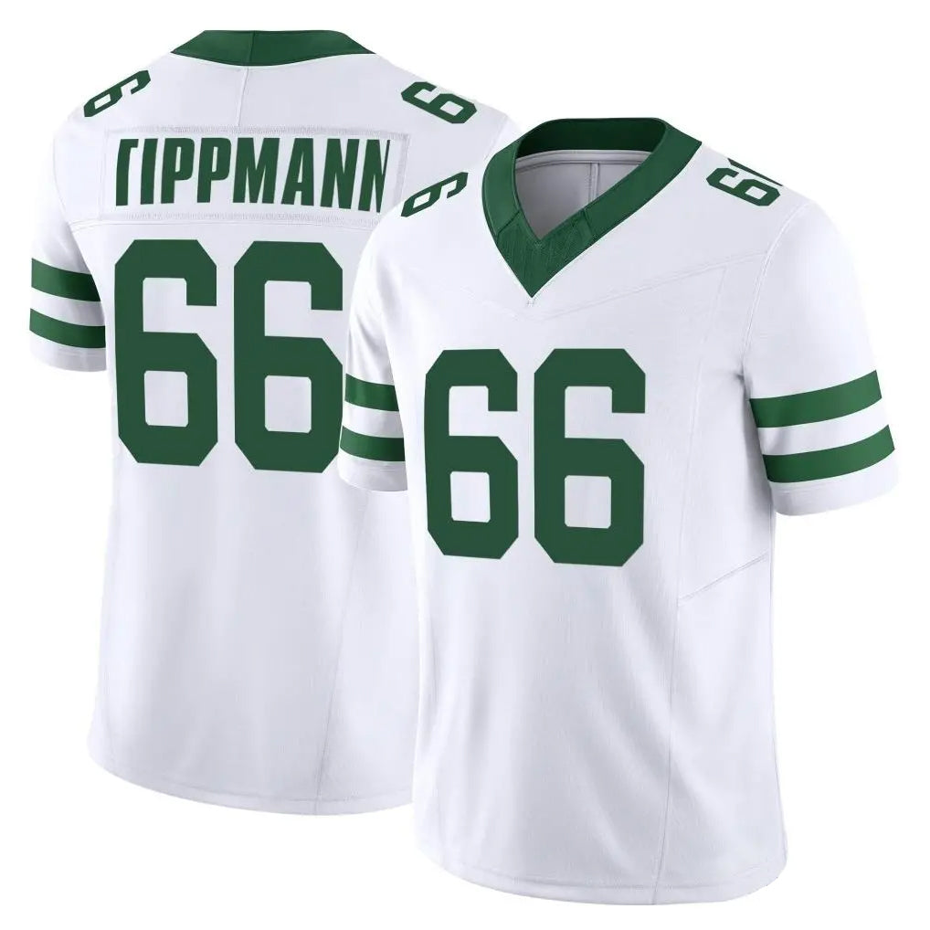 NY.Jets #66 Joe Tippmann Player White Legacy Limited Vapor F.U.S.E. Home Game Ldoa Stitched Jerseys