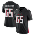A.Falcons #65 Matthew Bergeron Player Black Vapor Untouchable Limited Home Game Ldoa Stitched Jerseys