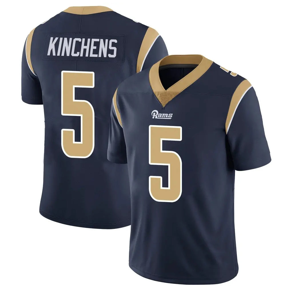 LA.Rams #5 Kamren Kinchens Player Navy Limited Vapor Untouchable Home Game Ldoa Stitched Jerseys