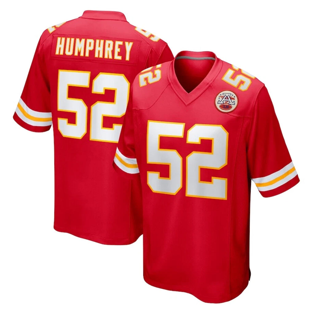 KC.Chiefs #52 Creed Humphrey Player Red Home Game Ldoa Stitched Jerseys