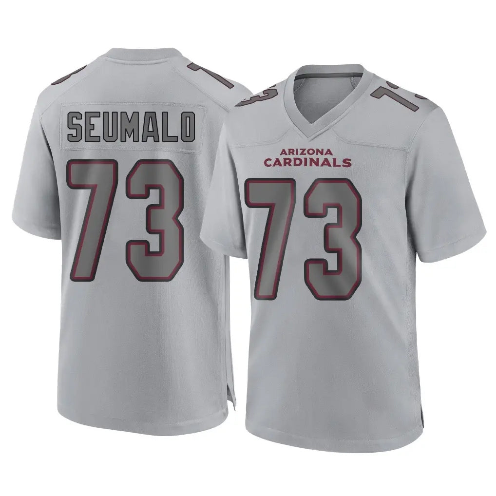 A.Cardinals #73 Isaac Seumalo Player Gray Atmosphere Fashion Home Game Ldoa Stitched Jerseys