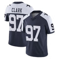 D.Cowboys #97 Kenny Clark Player Navy-White Limited Alternate Vapor Untouchable Home Game Ldoa Stitched Jerseys