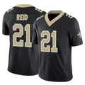 NO.Saints #21 Justin Reid Player Black Limited Vapor F.U.S.E. Home Game Ldoa Stitched Jerseys