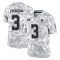 D.Cowboys #3 George Pickens Player Arctic Camo Salute to Service Limited Home Game Ldoa Stitched Jerseys