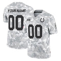 Custom IN.Colts Arctic Camo Salute To Service Limited Game Any Name & Numbers Ldoa Stitched Jerseys