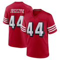 SF.49ers #44 Kyle Juszczyk Player Red Limited Alternate Home Game Ldoa Stitched Jerseys