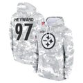 P.Steelers #97 Cameron Heyward Player Arctic Camo Limited Salute to Service Pullover Hoodies Game Ldoa Stitched Jerseys
