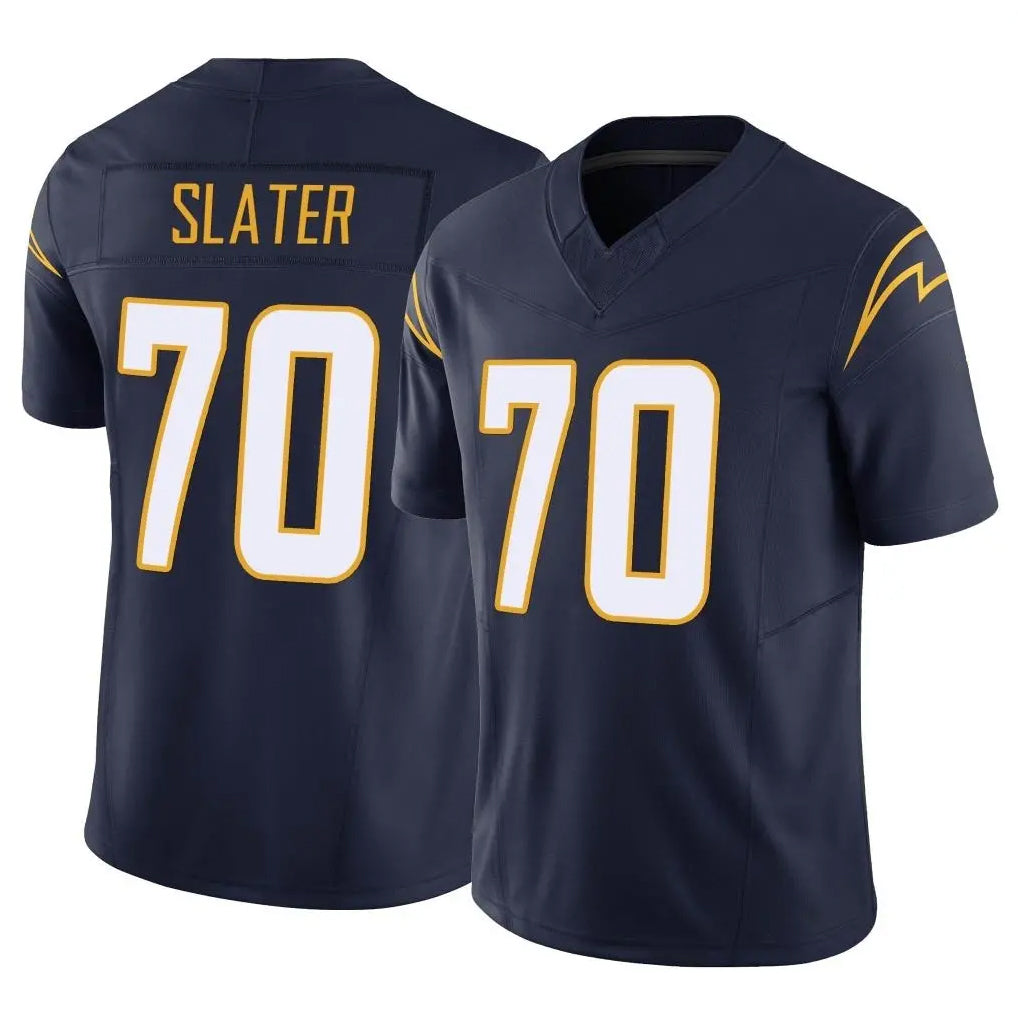 LA.Chargers #70 Rashawn Slater Player Navy Limited Vapor F.U.S.E. Home Game Ldoa Stitched Jerseys
