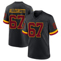 W.Commanders #67 Nick Allegretti Player Black Limited Home Game Ldoa Stitched Jerseys