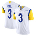 LA.Rams #3 Kam Curl Player White Limited Vapor Untouchable Home Game Ldoa Stitched Jerseys