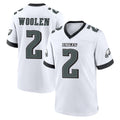 P.Eagles #2 Riq Woolen Player White Game Home Ldoa Stitched Jerseys