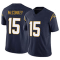 LA.Chargers #15 Ladd McConkey Player Navy Limited Vapor F.U.S.E. Home Game Ldoa Stitched Jerseys