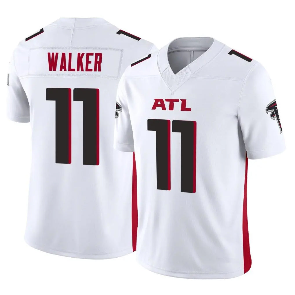 A.Falcons #11 Jalon Walker Player White Vapor F.U.S.E. Limited Ldoa Stitched Jerseys
