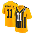 P.Steelers #11 Michael Pittman Jr. Player Gold Limited 1933 Throwback Home Game Ldoa Stitched Jerseys