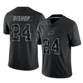 B.Bills #24 Cole Bishop Player Black RFLCTV Limited Ldoa Stitched Jerseys