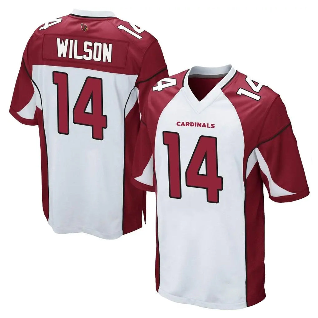 A.Cardinals #14 Michael Wilson Player White Cardinal Home Game Ldoa Stitched Jerseys