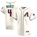 A.Diamondbacks #4 Ketel Marte Player Cream Limited Ldoa Stitched Jerseys