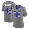 B.Bills #96 Deone Walker Player Gray Nickel City Home Game Ldoa Stitched Jerseys