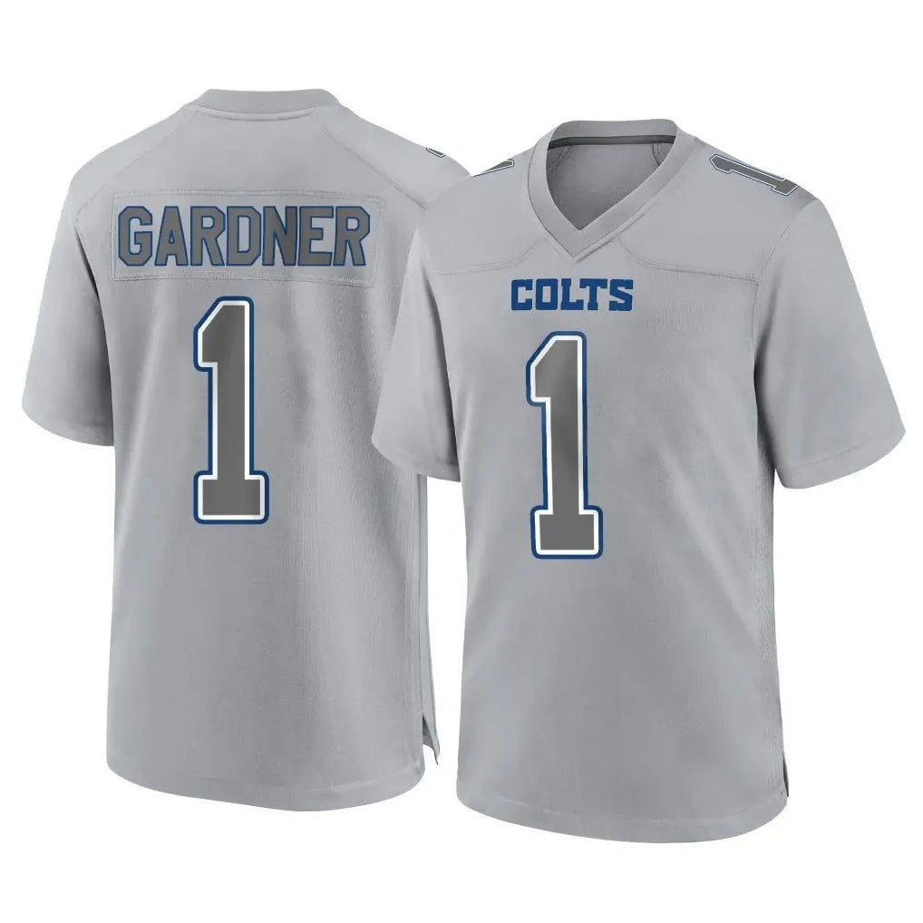 IN.Colts #1 Sauce Gardner Player Gray Atmosphere Fashion Home Game Ldoa Stitched Jerseys