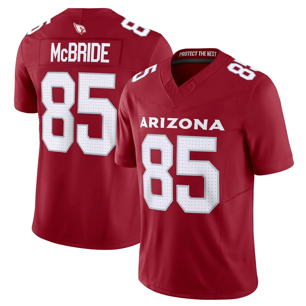 A.Cardinals #85 Trey McBride Player Cardinal Vapor F.U.S.E. Limited Ldoa Stitched Jerseys
