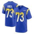 LA.Rams #73 Steve Avila Player Royal Home Game Ldoa Stitched Jerseys