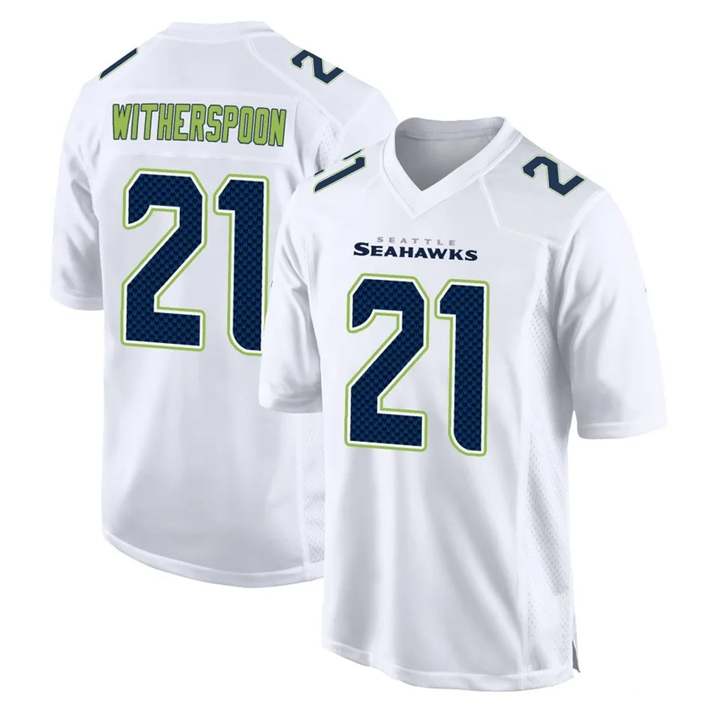S.Seahawks #21 Devon Witherspoon Player White Tundra Fashion Home Game Ldoa Stitched Jerseys