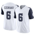 D.Cowboys #6 Donovan Ezeiruaku Player White-Navy Limited Vapor F.U.S.E. Home Game Kdoa Stitched Jerseys