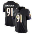 B.Ravens #91 Trey Hendrickson Player Black Vapor Untouchable Limited Home Ldoa Stitched Jerseys