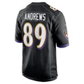 B.Ravens #89 Mark Andrews Player Black Alternate Home Game Ldoa Stitched Jerseys